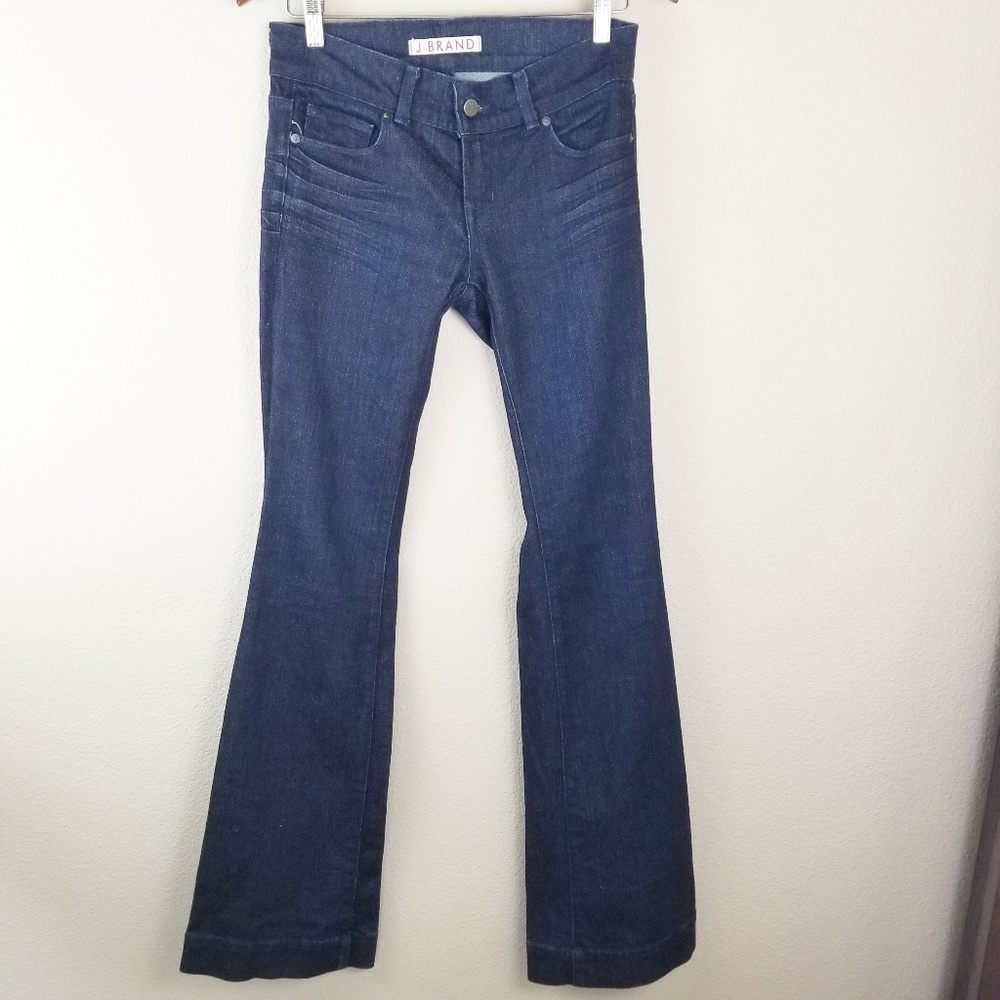 J Brand Lovestory Flare Jeans, dark wash, …